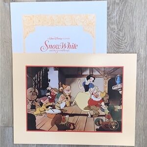 NiP Disney Snow White 1994 Exclusive Commemorative Lithograph 16x12
